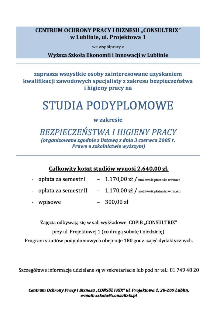 informacja – studia